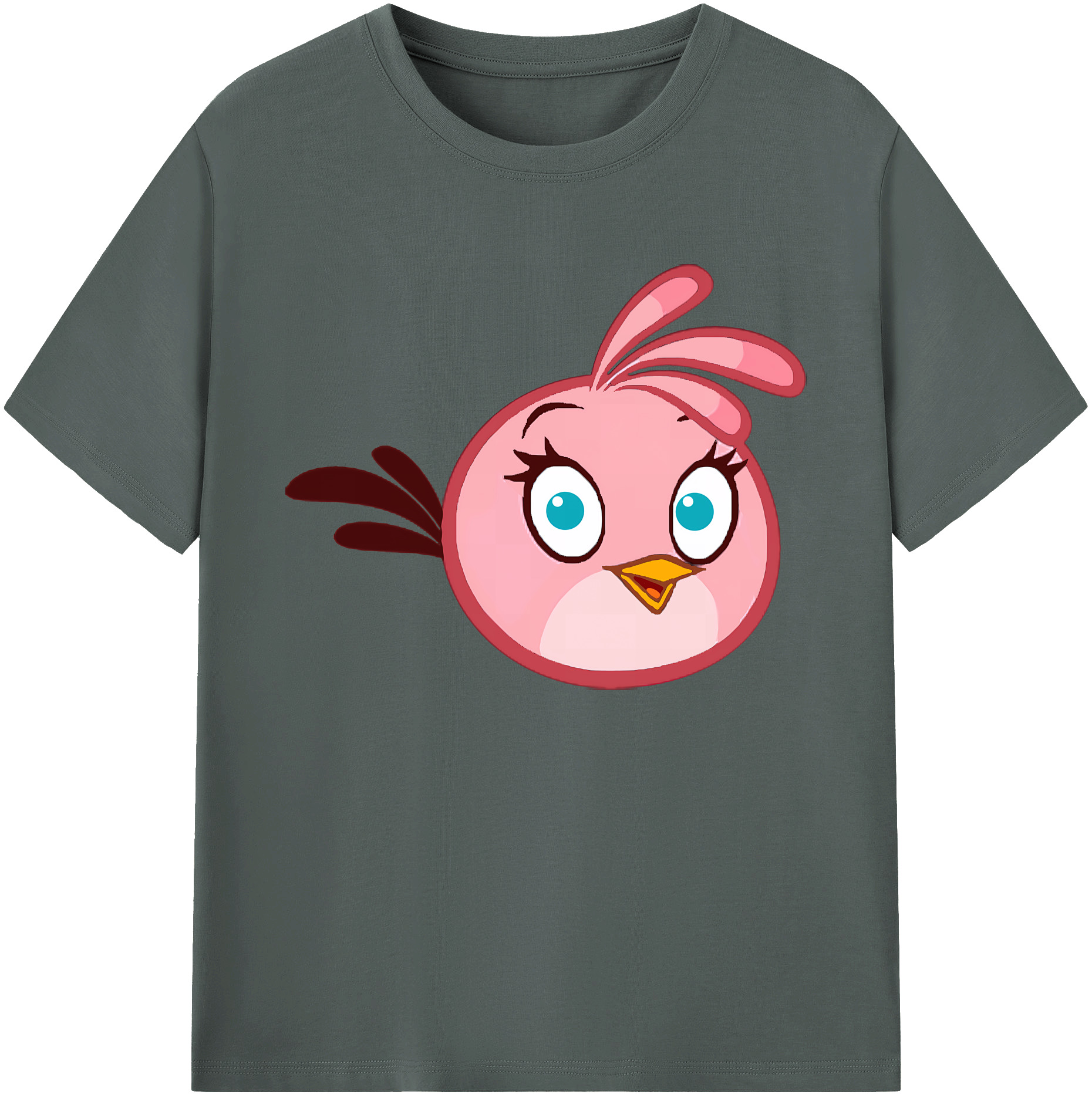 （画像用） Angry Birds アングリーバード 綿100％ メンズ半袖Tシャツ｜肌触りやわらか＆通気性